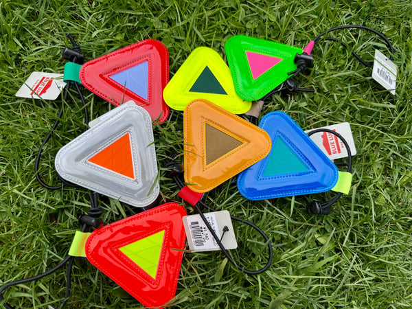 Blue Lug Triangle Reflector – Wilde Bicycle Co.