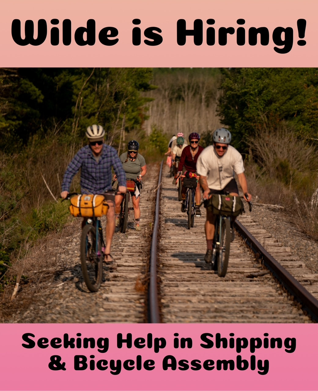 Help Wanted: Shipping & Bike Mechanic