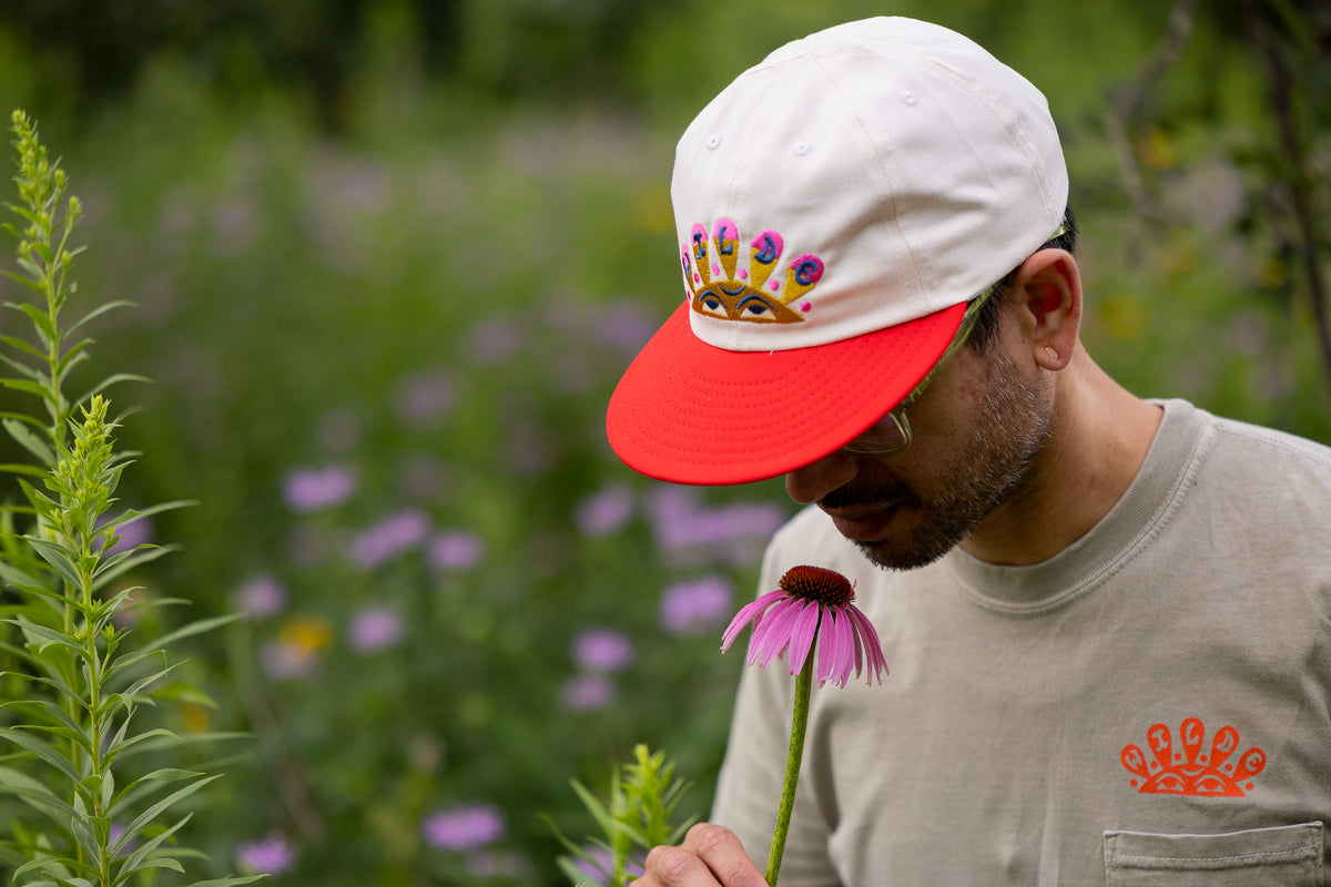 Embroidered Sun Hat