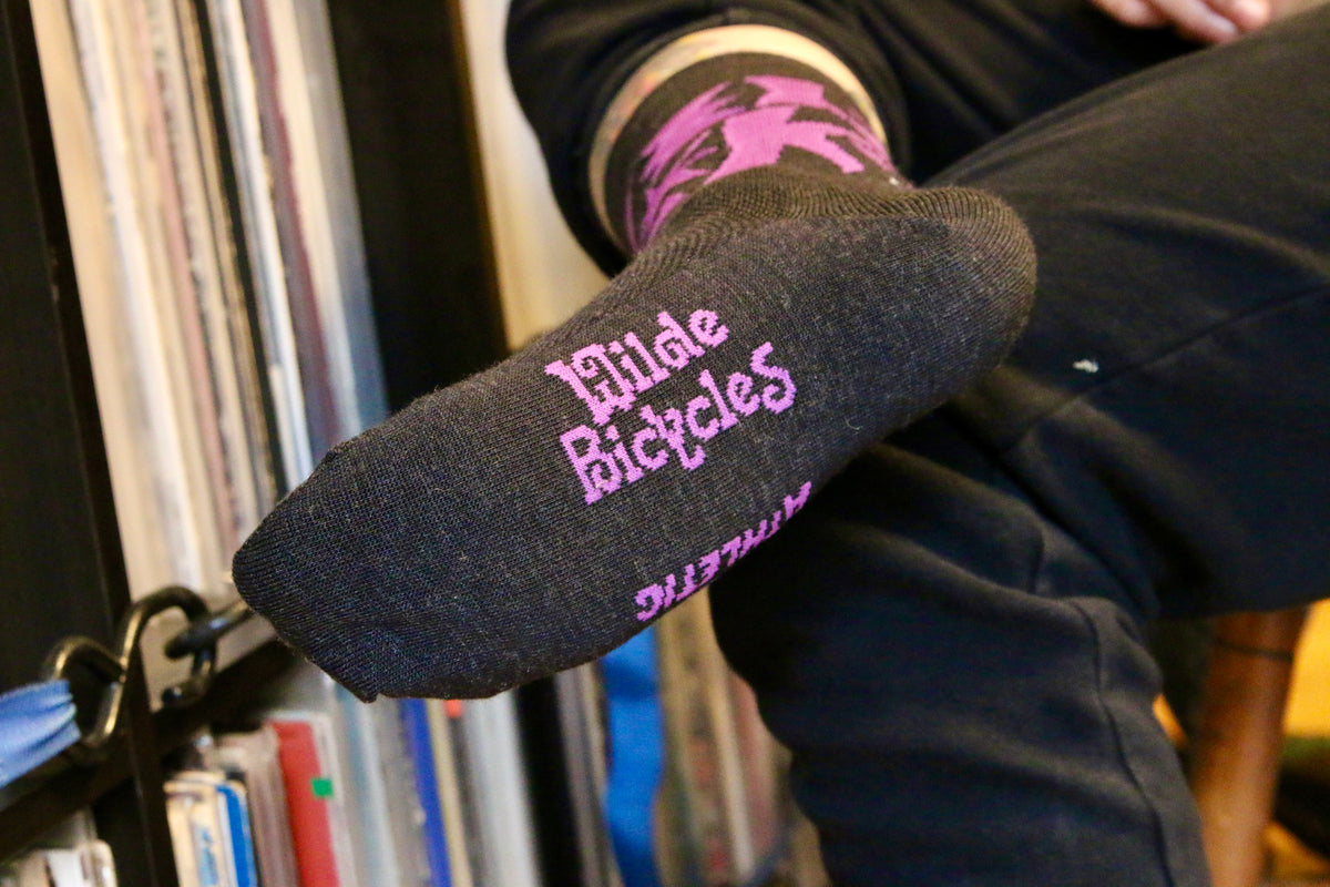 Wilde X The Athletic Wizard Font Socks