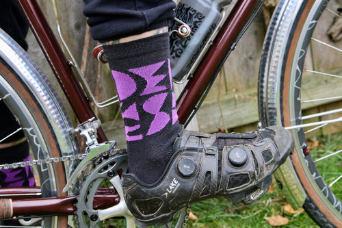 Wilde X The Athletic Wizard Font Socks