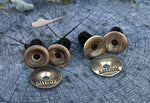 Yellow Bird Tanglewood Brass Bar End Plugs