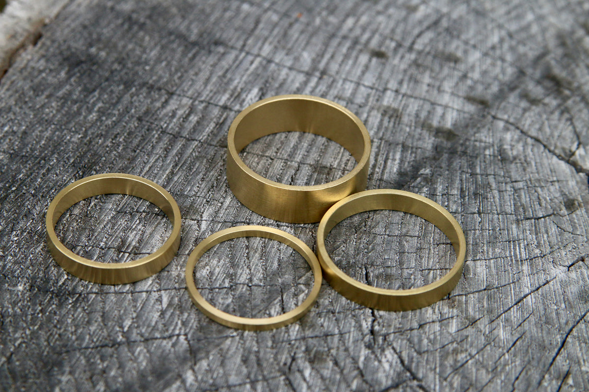 Blue Lug Brass Headset Spacers