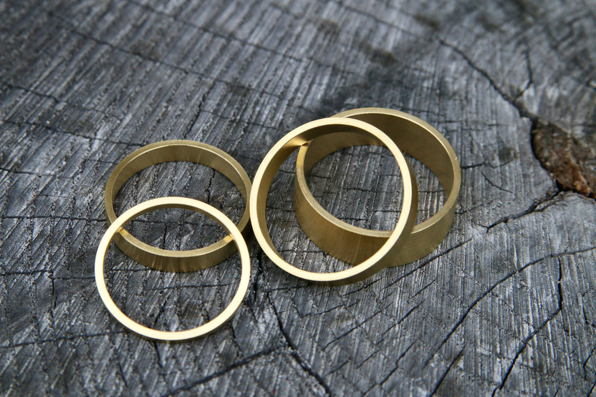 Blue Lug Brass Headset Spacers