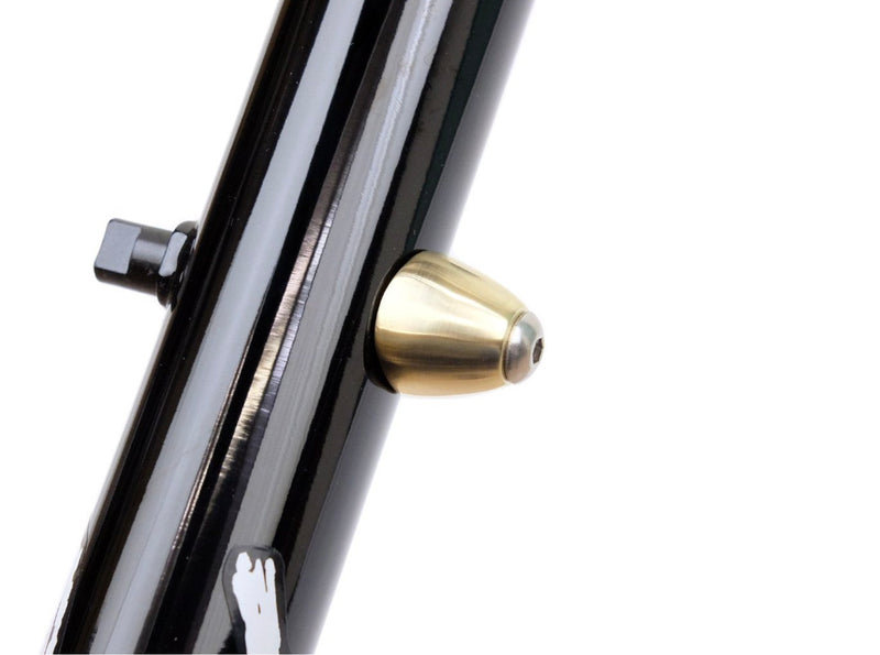 Blue Lug Brass Downtube Shifter Boss Cover