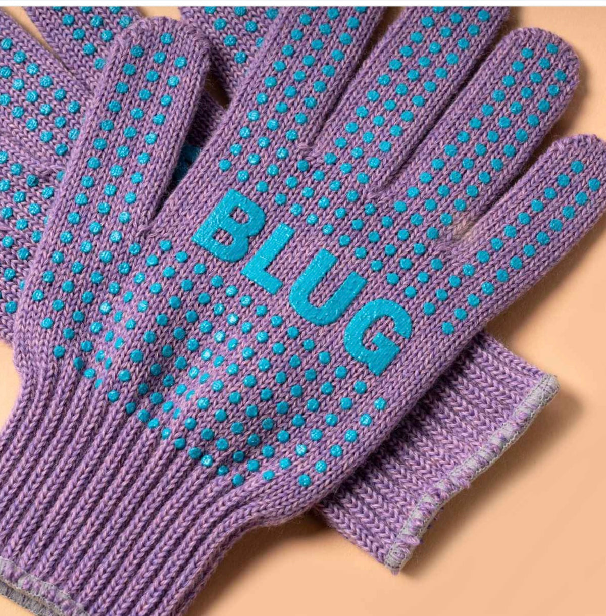 Blue Lug Merino Wool Gunte Gloves