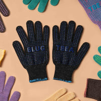 Blue Lug Merino Wool Gunte Gloves