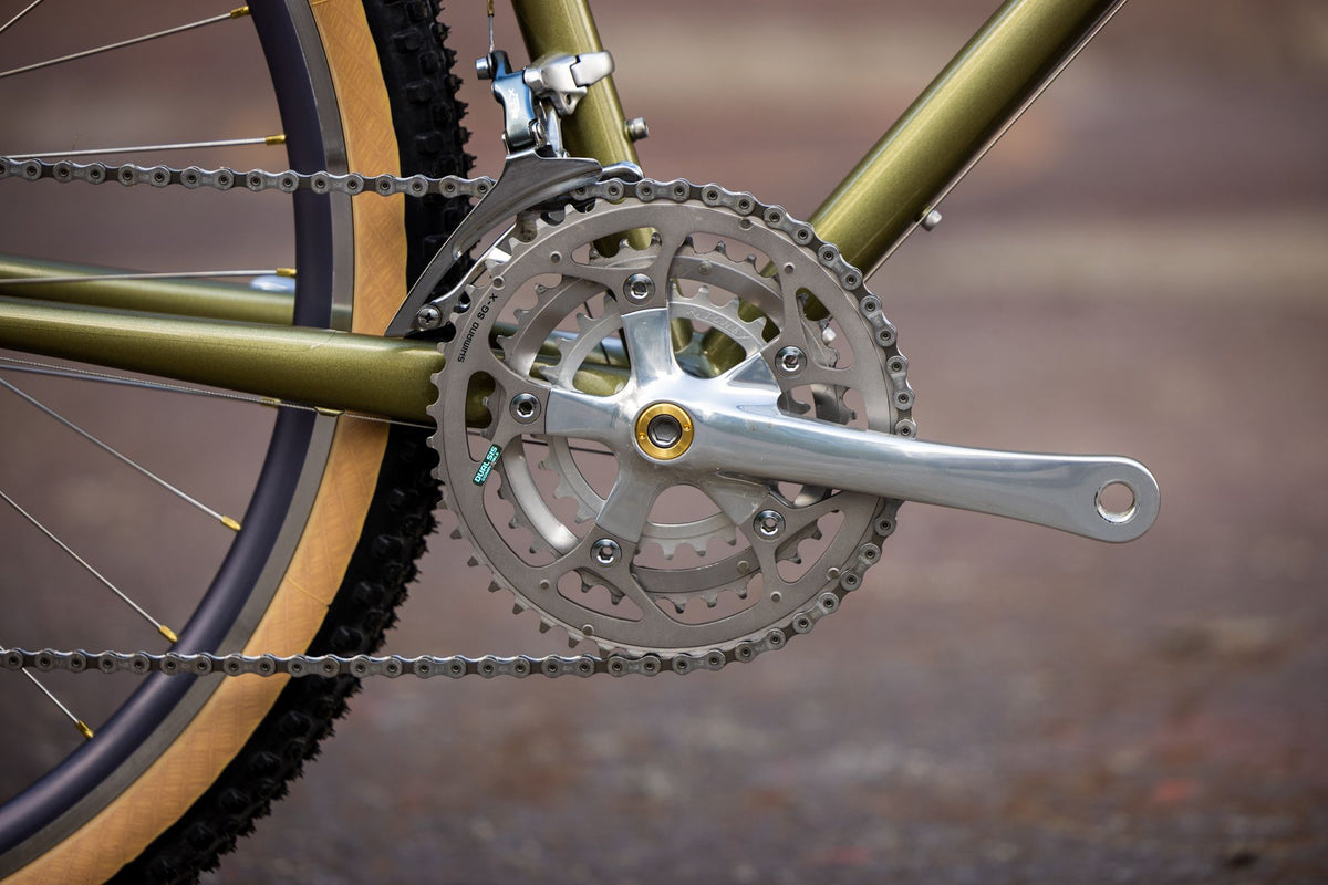 Blue Lug Brass Crank Bolt Caps