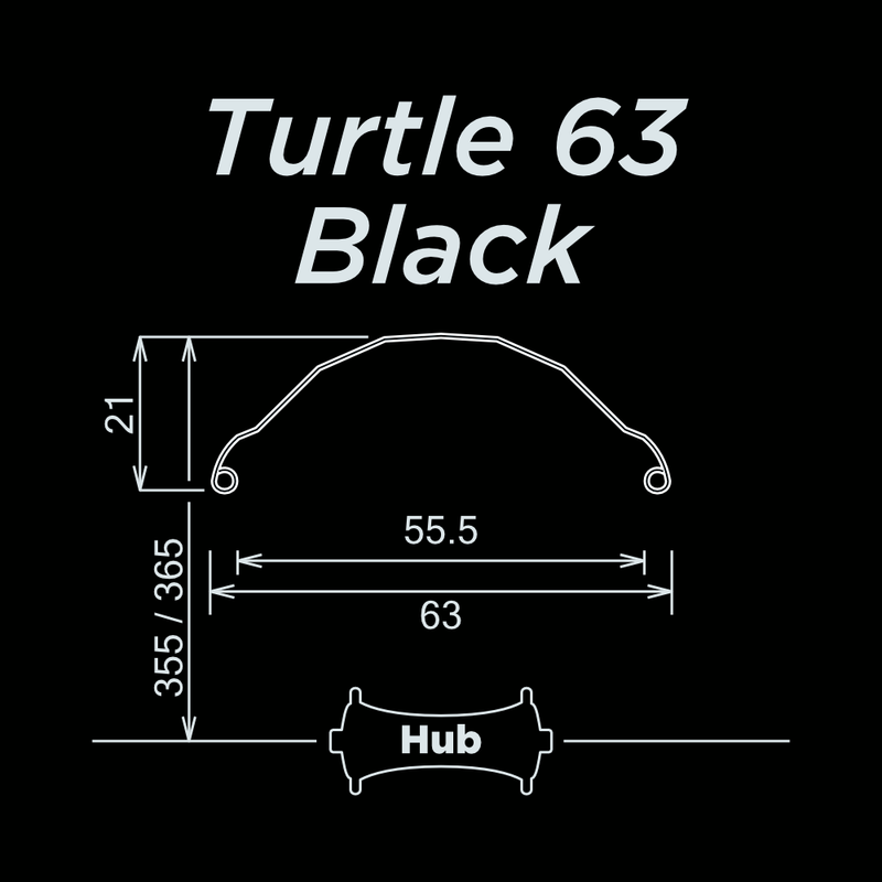 Turtle 63 Black