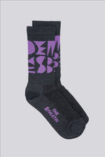 Wilde X The Athletic Wizard Font Socks