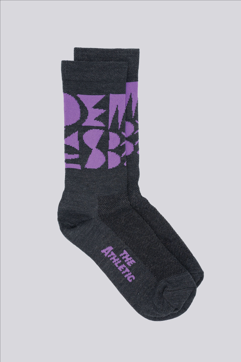 Wilde X The Athletic Wizard Font Socks