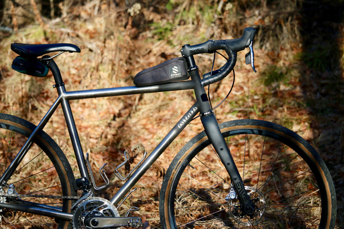 gravel bike titanium frame Earth Ship Titanium Frameset